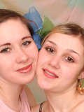 Cute brunette girls taking off their panties and licking their soaking wet pussies
